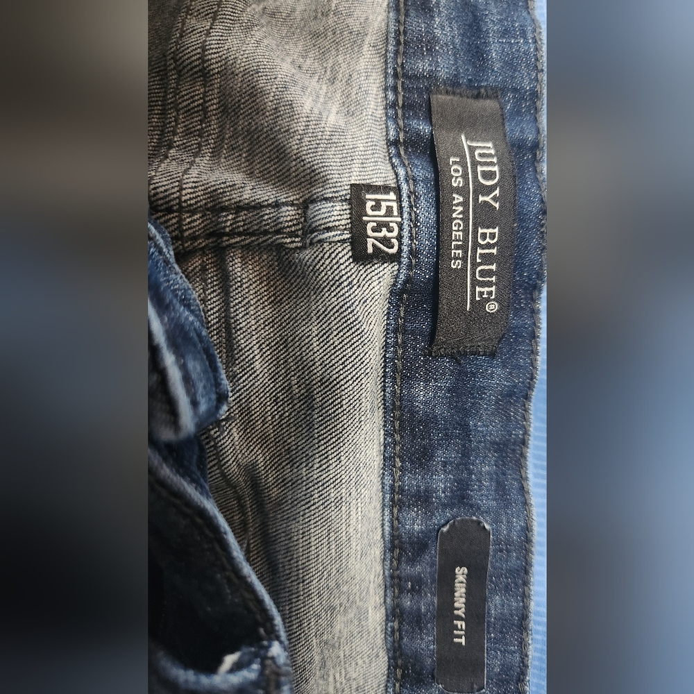 Judy Blue Womens Skinny Jeans - Dark Blue